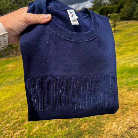 Monarchs Tone on Tone Applique
