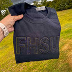 FHSU Tone on Tone Applique