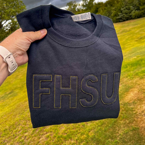 FHSU Tone on Tone Applique