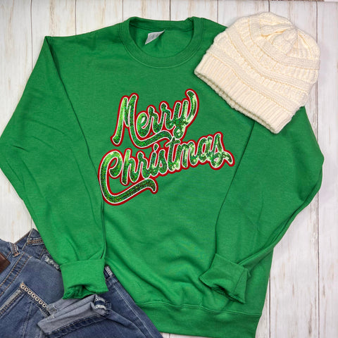 Merry Christmas Sequin