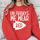 On Fridays we wear Red