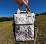 Vintage Quilted Crossbody Bag