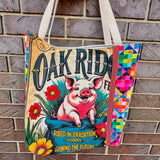 Reproduction Feed sack Quilted Tote