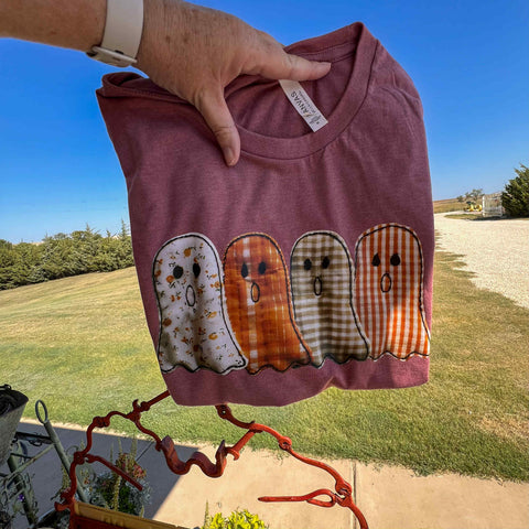 Faux Quilted Ghost