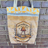 Reproduction Feed sack Quilted Tote