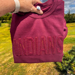 Indians Tone on Tone Applique