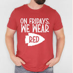 On Fridays we wear Red