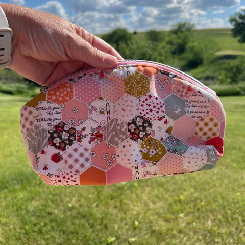 Cotton Fabric Toiletry Bag