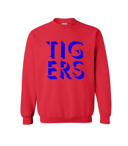 Tiger Block Youth Sweatshirt and Hoodie