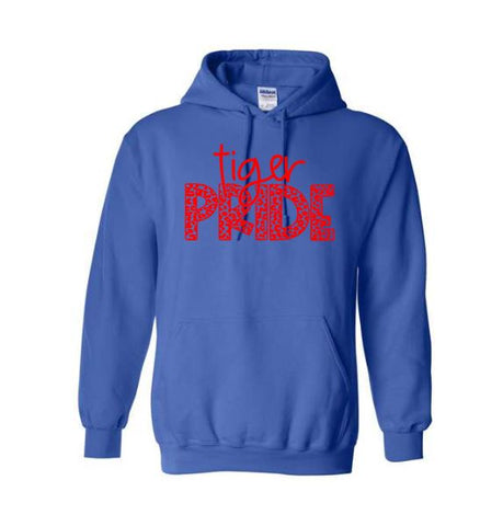 Leopard Tiger Pride Adult Sweatshirt and Hoodie
