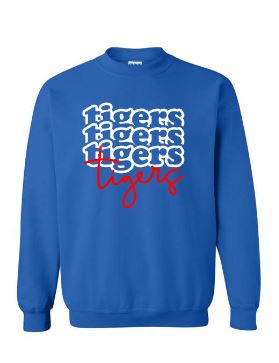 Tiger Stack Adult Sweatshirt and Hoodie