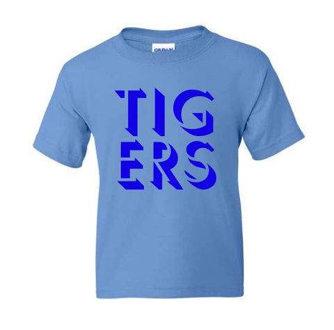 Tigers Block Adult Tee