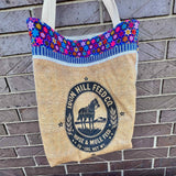 Reproduction Feed sack Quilted Tote