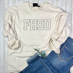 FHSU Outline Corded Sweatshirt