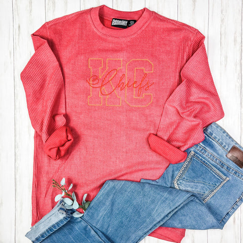 KC Chiefs Corded Pullover