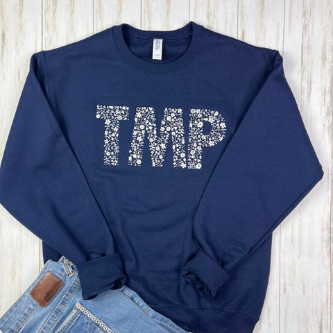 TMP Floral Embroidery Sweatshirt